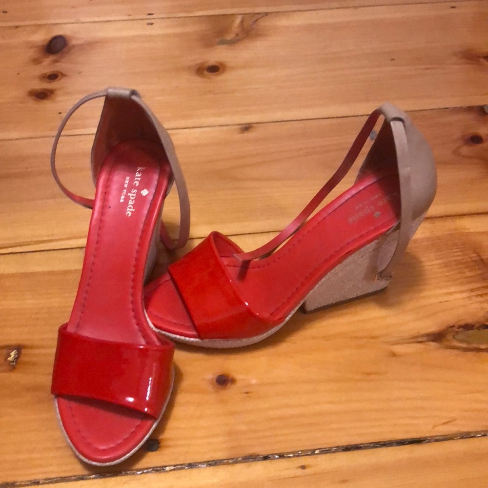 Kate spade Straw Wedges